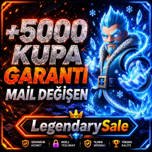  ⭐MAİL DEĞİŞEN CR +5000 KUPA MAİL DEĞİŞEN HESAP⭐